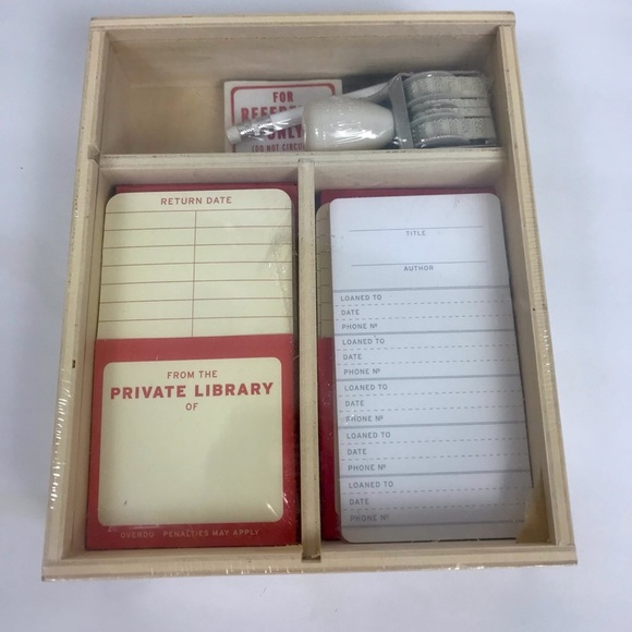 New Knock Knock Personal Library Kit gift for book lovers or kids - Picture 1 of 8